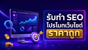 รับทำ seo โปรโมทเว็บไซต์ ราคาถูก